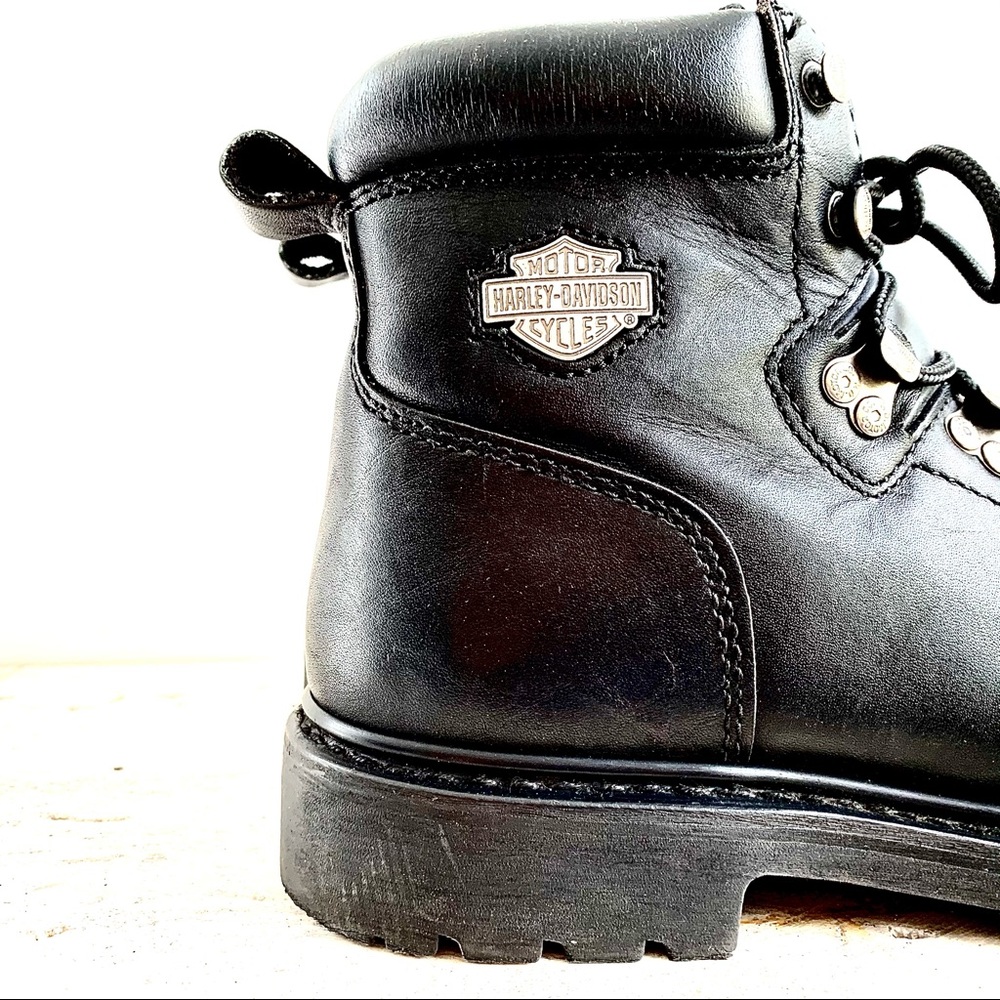 HARLEY DAVIDSON LACES RIDING BOOTS Black-Of Course